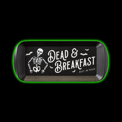 Dead and Breakfast Mini Reusable Bamboo Tray