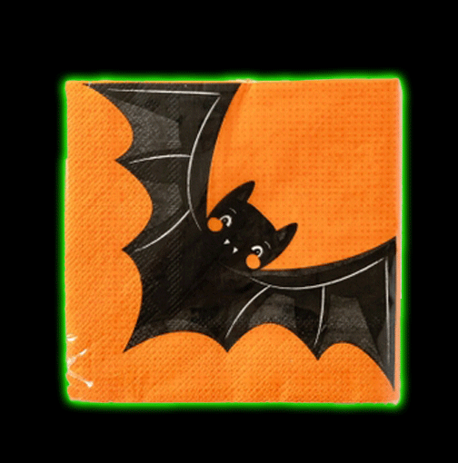 Vintage Bat Paper Cocktail Napkins