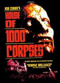 Rob Zombie's House of 1000 Corpses DVD