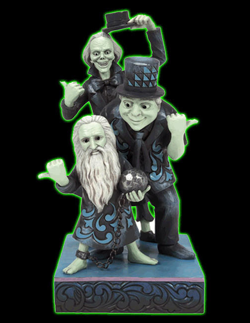 Jim Shore Disney Traditions Collection- Haunted Mansion Beware of Hitchhiking Ghosts Figurine