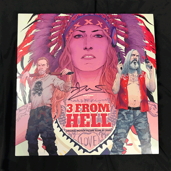 Rob Zombie AUTOGRAPHED 3 From Hell Vinyl Record