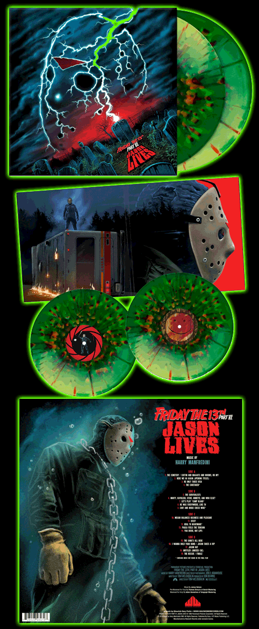 Friday the 13th Part VI: Jason Lives Vinyl Record