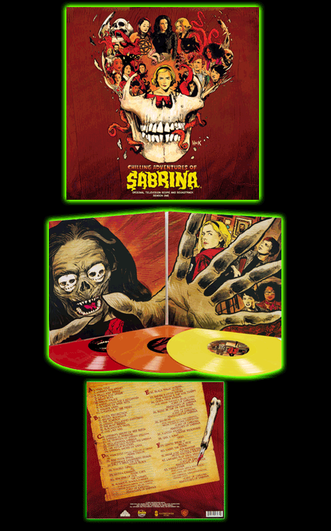CHILLING ADVENTURES OF SABRINA Original Television Score <bp>And Soundtrack Triple LP