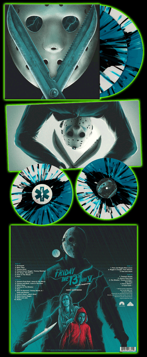 Friday The 13th Part V: A New Beginning Vinyl Soundtrack LP