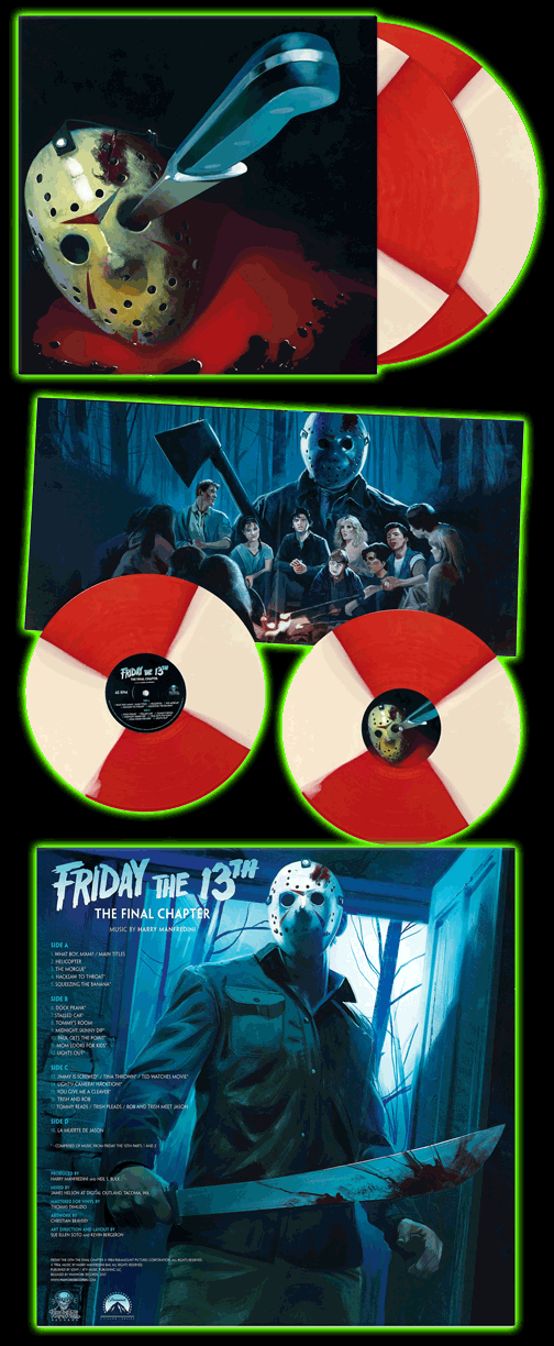 Friday the 13th Part IV: The Final Chapter Vinyl Soundtrack LP 2023