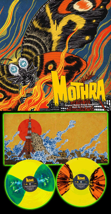 MOTHRA Original 1961 Motion Picture Soundtrack LP