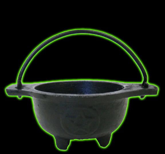 Pentacle Cast Iron Cauldron 3