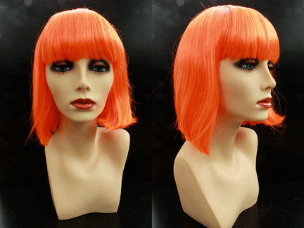 Short Bob Wig - Orange