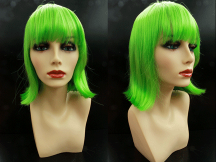 Short Bob Wig - Light Green