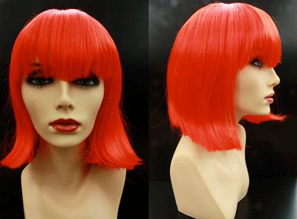 Short Bob Wig - Red