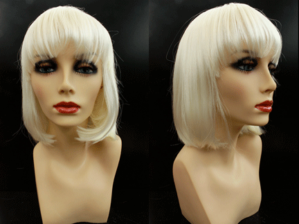 Short Bob Wig - Platinum Blonde