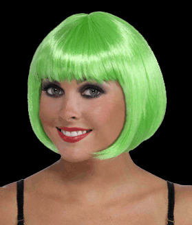 Neon Green Bob Wig