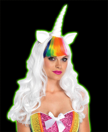 Two Piece Unicorn Kit - Wig and Tail