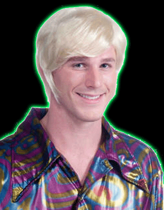 70's Guy Blonde Wig