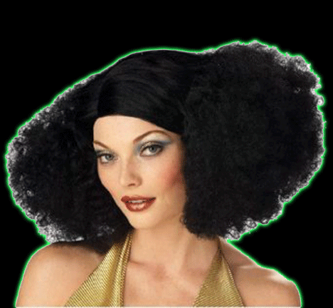 Black Disco Sensation Wig