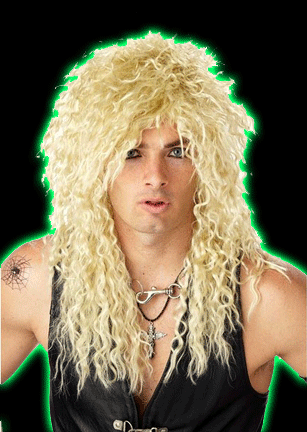 Blonde HeadBanger Wig