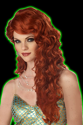 Mermaid Red Wig