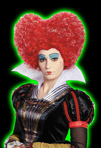 Red Queen Adult Wig