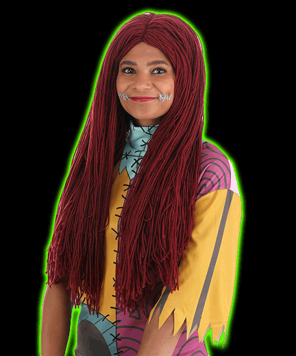 Nightmare Before Christmas Sally Wig