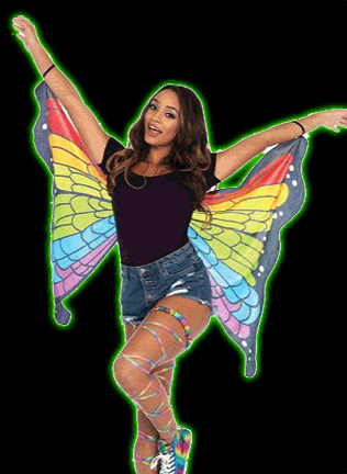 Rainbow Butterfly Wings