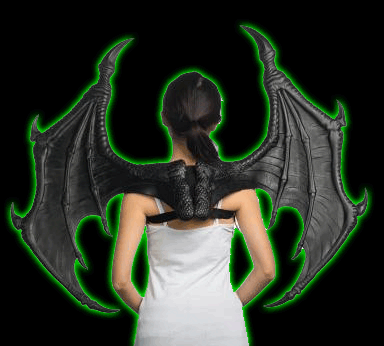 Ultimate Dragon Wings Large Black