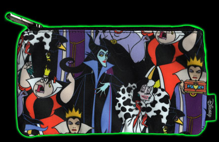 Exclusive Disney Villains Cosmetic / Pencil Bag