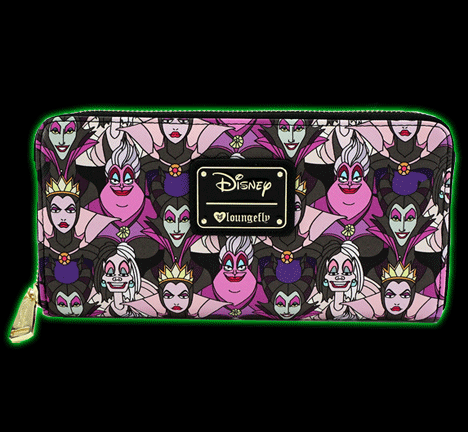 Disney Villains Purple Wallet