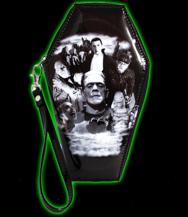 Universal Monster Collage Coffin Wallet