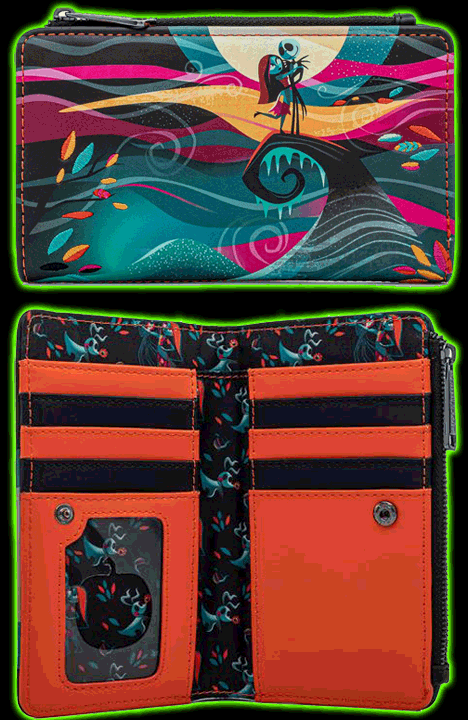 DISNEY THE NIGHTMARE BEFORE CHRISTMAS SIMPLY MEANT TO BE FLAP WALLET