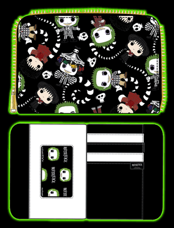 Beetlejuice All Over Print Ziparound Wallet