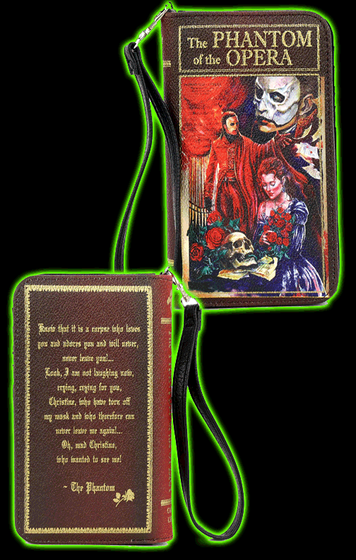 The Phantom Of The Opera Book Wallet In Vinyl