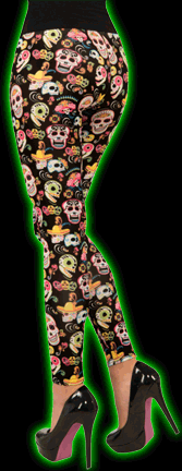 Day of the Dead Leggings