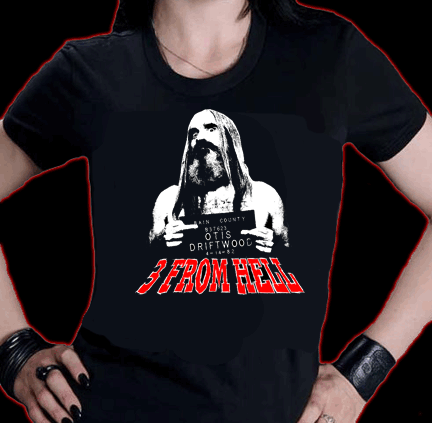 CLEARANCE: Rob Zombie’s “3 From Hell” Otis Exclusive Women’s T-Shirt - Was $26.99 Now $17.99