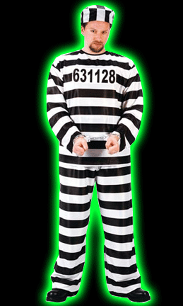 Convict Jailbird costume