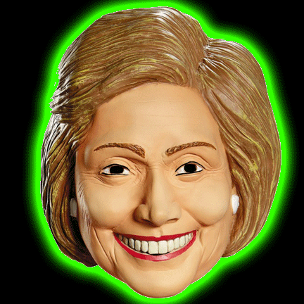 Deluxe Hillary Clinton Politician Mask