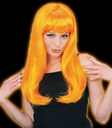Orange Glamour Wig