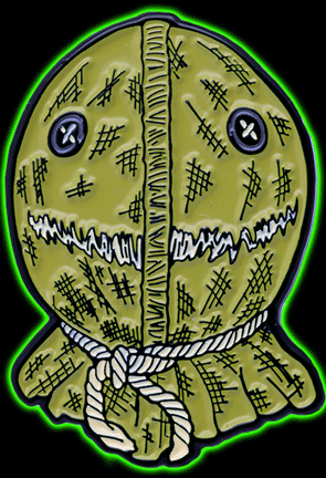 TRICK R TREAT SAM BURLAP - ENAMEL PIN