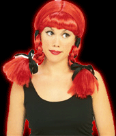 Red Country Girl Wig