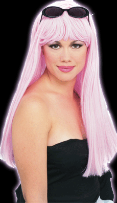 Soft Pink Glamour Wig