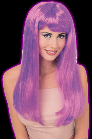 Violet Glamour Wig