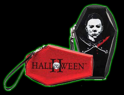 Michael Myers Halloween 2 Coffin Red Glitter/Image Wallet