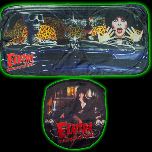 Elvira Macabre Mobile Car Sun Visor