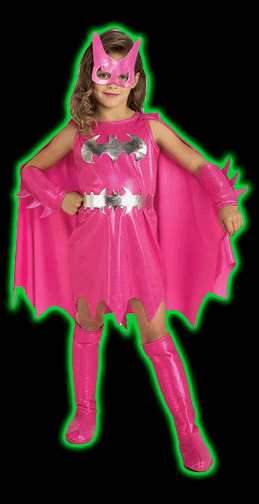 Halloweentown Store: Batgirl (Pink) Kids Costume