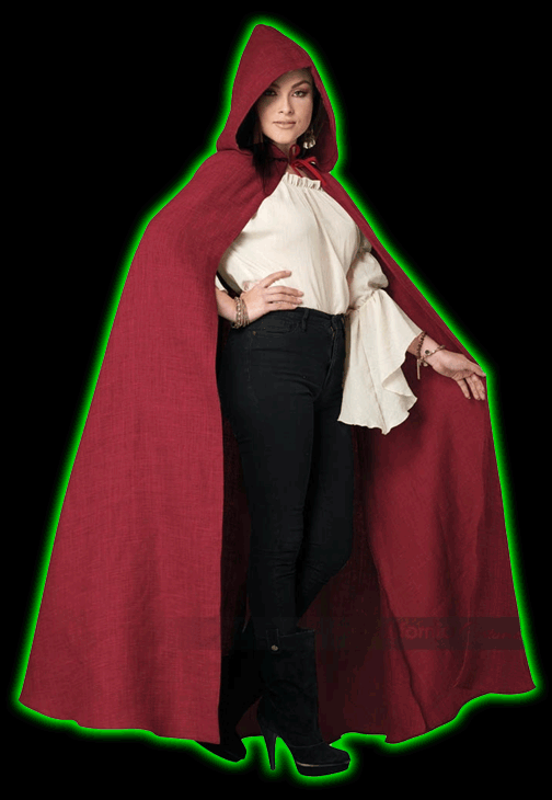 Red Hooded Cloak