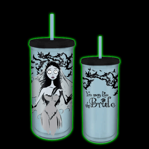 Corpse Bride with Crows 20oz Plastic Tall Cold Cup W Lid