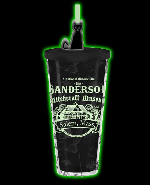 Hocus Pocus Glow in the Dark 24oz Plastic Cold Cup with Lid
