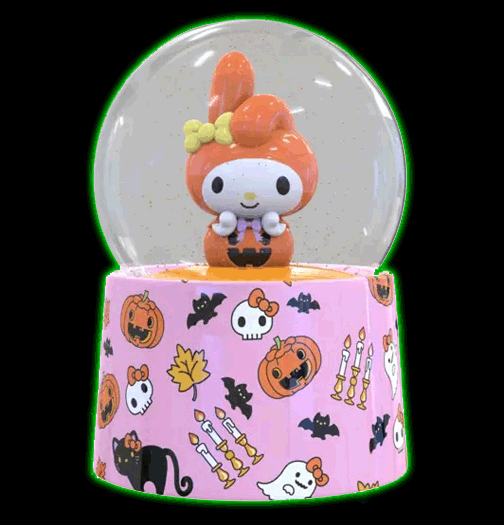 My Melody Halloween Boxed 45mm Light Up Snow Globe