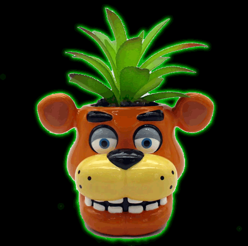 Five Nights At Freddys Freddy Face Mini Ceramic Planter
