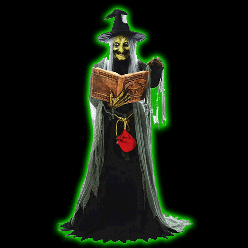 6 ft. Spell Speaking Witch Animatronic SALE! was $399 now 279.99