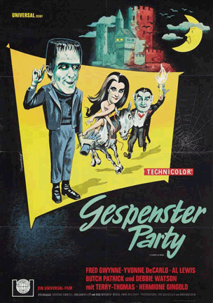 Munster Go Home 11x17  German Poster